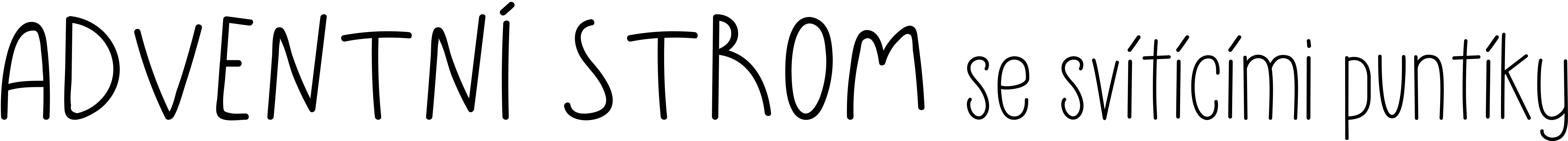 adventni strom s puntiky